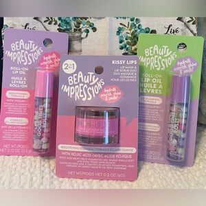 Beauty Impressions Kissy Lip Oils and Mask Set 💋